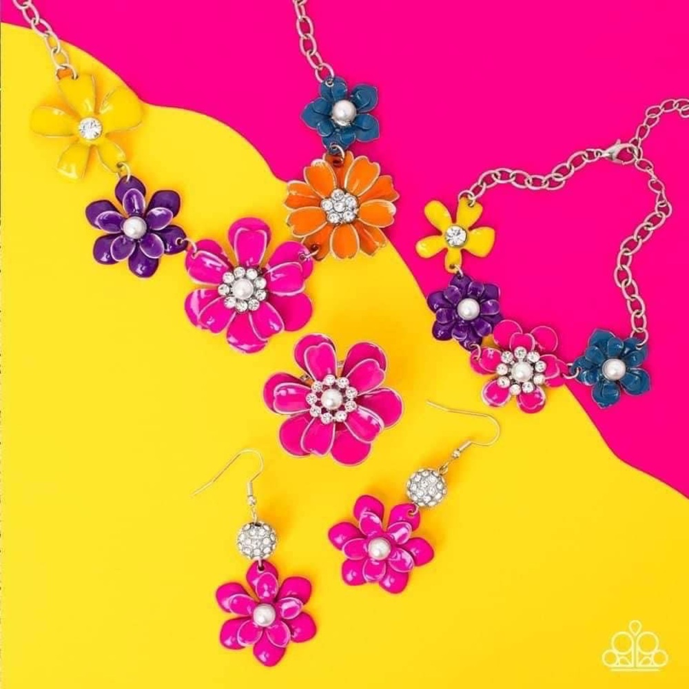 4pc set Multi Floral